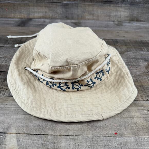Hawaiian Bucket Hat Classics Tan Turtle Adjustable Surfware Cap - Picture 11 of 15
